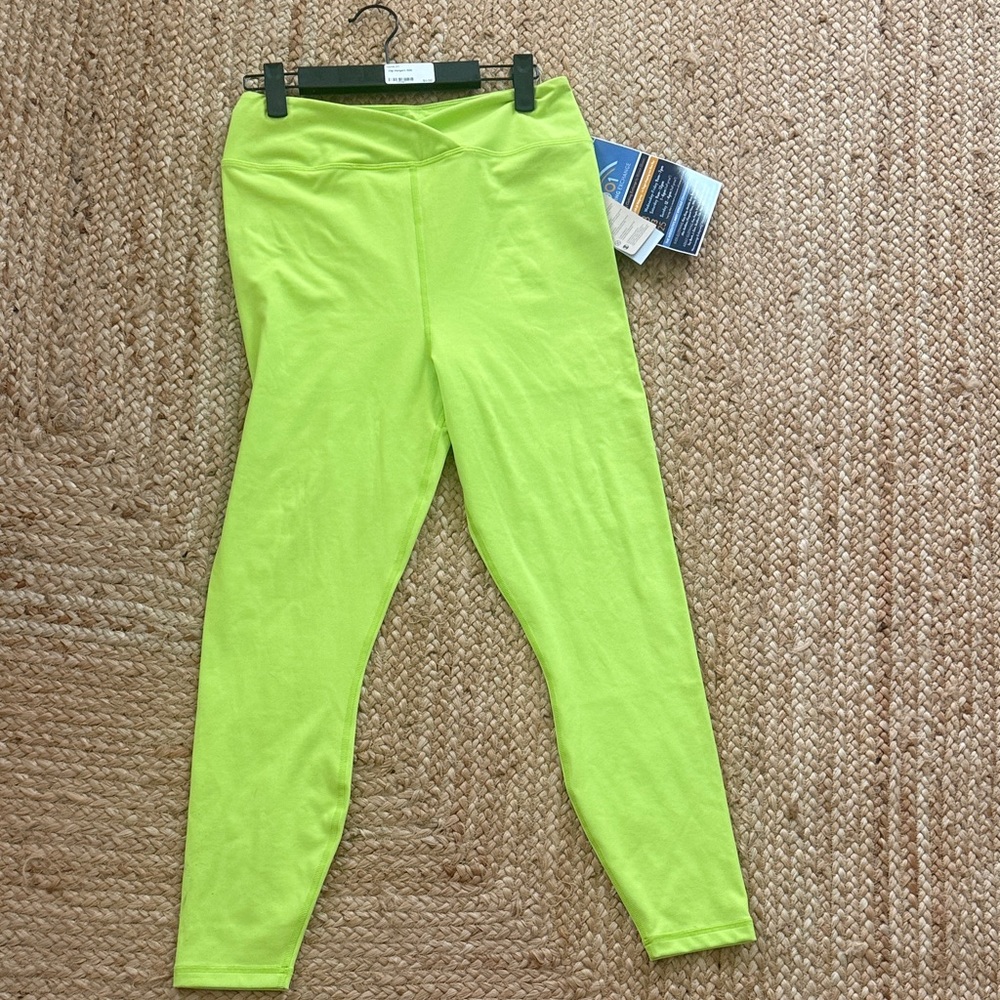 Spiritual Gangster Neon Green High-Waist Leggings